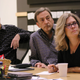 Frozen II director Chris Buck, producer Peter Del Vecho, and writer/director Jennifer Lee.